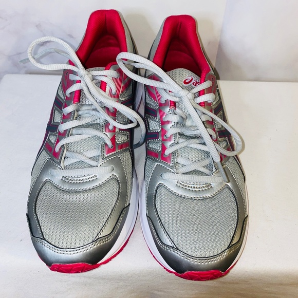 Asics Jolt Running Shoes T7K8N Women's Gray/Pink Size 10 - Picture 1 of 10